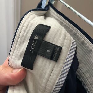 j crew corduroy navy blue skirt